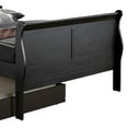 thumbnail image 5 of Glory Furniture Louis Phillipe Full Trundle Bed in Black, 5 of 7