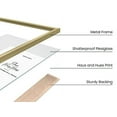 thumbnail image 2 of HAUS AND HUES 11x14 Gold Metal Picture Frames - Features Premium Aluminum, Vertical & Horizontal Hang, Shatterproof Plexiglass - Perfect for Home, Room, Office (11x14 in, Gold, Set of 15), 2 of 6