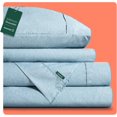 thumbnail image 1 of Bed Sheet Set - 1800-piece pack. Luxurious double-sided brushed microfiber bed sheets (black, for wedding beds), 1 of 38