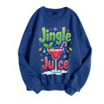 thumbnail image 2 of Chandail à Capuchon Jingle Juice pour Femmes, Décontracté, à Thème de Noël, Col Rond, Manches Longues, Chandail Molletonné, 2 of 4