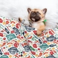 thumbnail image 3 of Yiaed Barbecue Print Dog Blankets-Cat Blanket Washable for Couch Protection,Puppy Blanket, Soft Plush Reversible Throw Furniture Protector-Small, 3 of 8