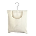 thumbnail image 1 of Bolsa porta pinzas para la ropa, organizador de ropa de lona con gancho de 360° para secar la ropa (blanco), 1 of 7
