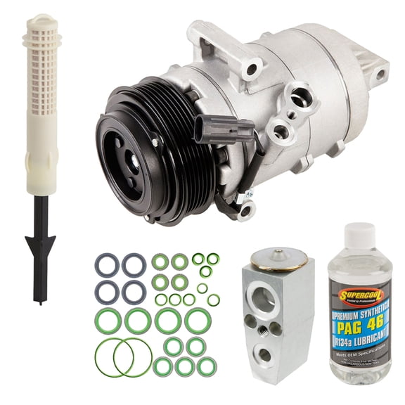 For Lincoln MKZ 2011 2012 AC Compressor w/ A/C Repair Kit - BuyAutoParts