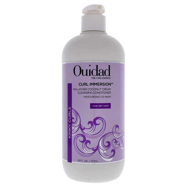 Acondicionador Ouidad Ouidad Curl Immersion No-Lather Coconut Cream Cleansing Conditioner Acondicionador Unisex 16oz