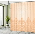 thumbnail image 4 of Ambesonne Vintage Shower Curtain, Medieval Victorian Pattern, 69"Wx84"L, Pale Peach, 4 of 4