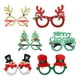 thumbnail image 2 of 6 pares de gafas de Navidad decoración de navidad lentes de brillo decorativo, 2 of 4