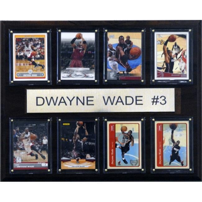 C & I Collectables NBA Dwyane Wade Miami Heat 8 Card Plaque