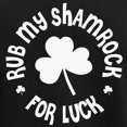 thumbnail image 3 of CafePress - Rub My Shamrock Women's Dark Pajamas - Women's Short Sleeve Print T-Shirt and Pants Dark Cotton Pajama Set, 3 of 7