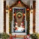 thumbnail image 4 of Herunwer Elastic Christmas Front Door Cover, Holiday Door Banner for Photography Background, Xmas Party Photo Booth and Home Decor, 4 of 6