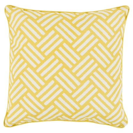 - Surya Basketweave Indoor/Outdoor Pillow