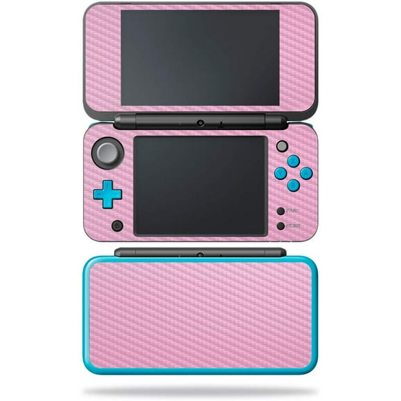 MightySkins Peau en Fibre de Carbone pour Nintendo New 2DS TG - Rose / Protecteur, Finition Fibre de Carbone Texturée Durable / Facile à Appliquer, Enlever et Changer les Styles / Fabriqué aux États-Unis