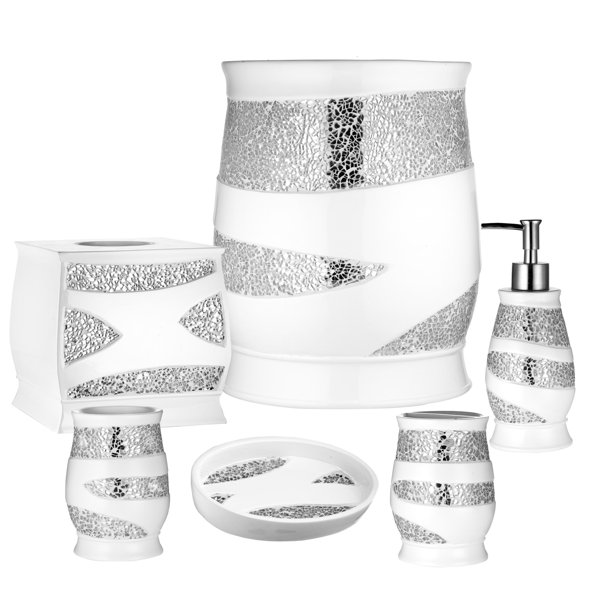 Bed Bath N More Luxury Bath Accessory Collection Set Or Separates Walmart Com Walmart Com