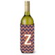 thumbnail image 1 of Letra Z Chevron azul y naranja botella bebidas aislador Hugger CJ1060-ZLITERK Caroline's Treasures CJ1060-ZLITERK, 1 of 1