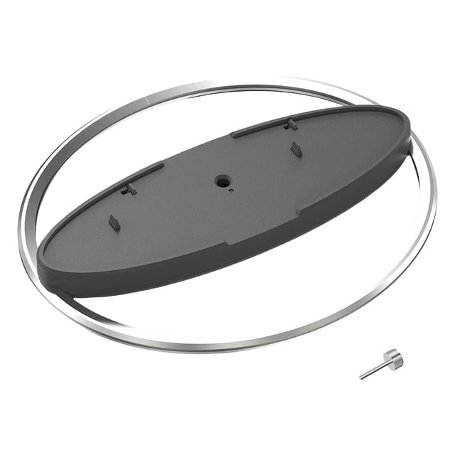 Base Antideslizante Con Soporte Vertical Metal para Consola Pro/PS5 Slim/PS5 (plateada)