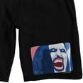 thumbnail image 2 of The Nun Animated Demon Men's Black Lounge Shorts-Medium, 2 of 5