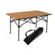 thumbnail image 2 of Mesa auxiliar para acampar al aire libre, portátil, compacta, estable, fácil de instalar, para 2 a 4 personas, para barbacoas, cocina al aire libre y marrón, 2 of 8