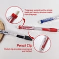 thumbnail image 3 of BAZIC Crown 0.7 mm Mechanical Pencil, Soft Grip Latex Free Eraser (3/Pack), 1-Pack, 3 of 7