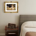 thumbnail image 4 of 11x14 Frame Matted to 8x10 Gold Picture Frames 11x14 Vintage Poster Frame for Wall Decor, Housewarming Wedding Gifts, 4 of 6