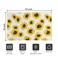 thumbnail image 5 of White Yellow Sunflower Pattern Door Rugs,Washable Non Slip Door Mats Indoor,Decorative Door Mats,Entry Mat Indoor for Entrance,Bedroom,Kitchen,Bathroom,20"x32", 5 of 6