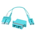 thumbnail image 2 of Cablerack Adaptador De Fibra Sc A Lc 50/125 Om4 Convertidor Dúplex Multimodo Dongle, 2 of 2