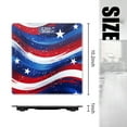thumbnail image 2 of Bathroom Scale, Highly Accurate Digital Body Scale,Precisely Measures Weight up to 400 lbs-Red And Blue Background With Stars And Stripes Waving In The Wind, 2 of 4