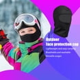 thumbnail image 4 of Accesorios para motocicletas Greeniant gorro de pasamontañas para niños Protector de cabeza a prueba de polvo Ciclismo negro, 4 of 5