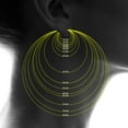 thumbnail image 4 of 14K Yellow Gold Filled Hoop Earrings (22mm), 4 of 5