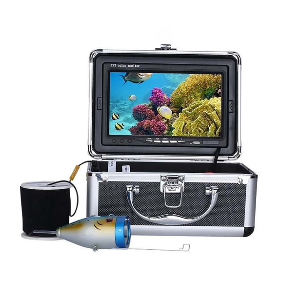 Winter Fish Finder Underwater Fishing Camera 7 Inch 1000TVL IP68 Waterproof for Ice/Sea/River ,High Accuracy Identification