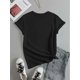 thumbnail image 4 of Cupid's Choice, Valentine's Day Love Print Women's T-Shirt - Casual Crew Neck, Short Sleeve, Blend, Machine Washable Tee For Adult, Men, Women, Teen, Teenager, Adolescent, Youth, 4 of 6