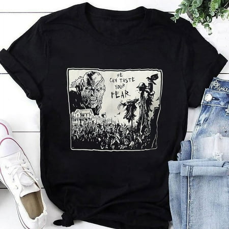 

2007139 CIENSON 100% cotton Jeepers Creepers He Can Taste Your Fear T-Shirt Jeepers Creepers Movie Shirt Jeepers Creepers Shirt Fan Gifts Jeepers Creepers Halloween