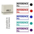 thumbnail image 7 of Printtoo Reference No Self Inking Rubber Stamp Pre-Inked Office Stamp- Home Office Business Stationery, 47 x 20 mm Purple, 7 of 7