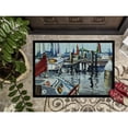 thumbnail image 3 of Carolines Treasures JMK1065JMAT Orange Sail Sailboats Door Mat Indoor Rug or Outdoor Welcome Mat 24x36 Doormat  24H X, 3 of 4