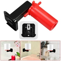 OUNONA  Toilet Paper Wall Mount Tissue Storage Holder Towel Organizer over Cabinet Door