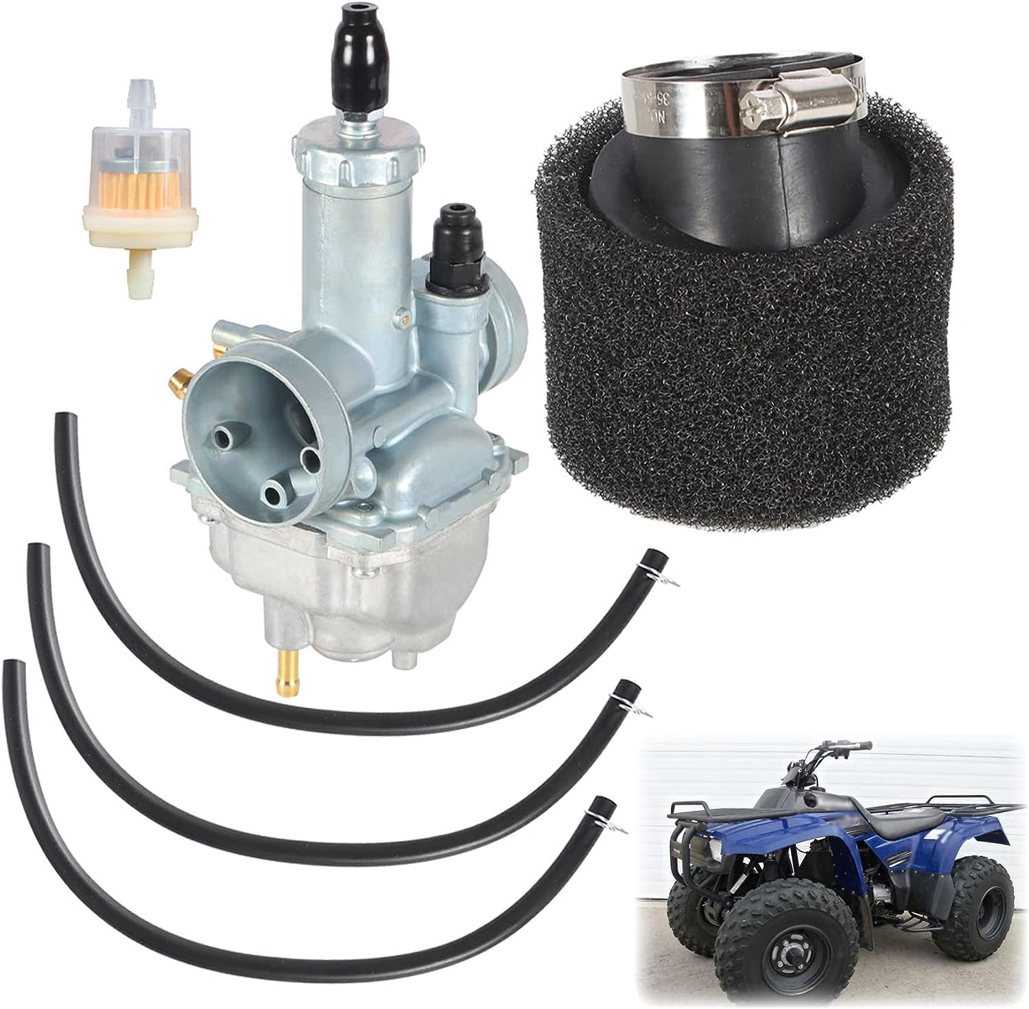LABLT Carb For KAWASAKI Bayou 220 KLF220A KLF220 With Air Filter Fuel Filter ATV - Foto 9