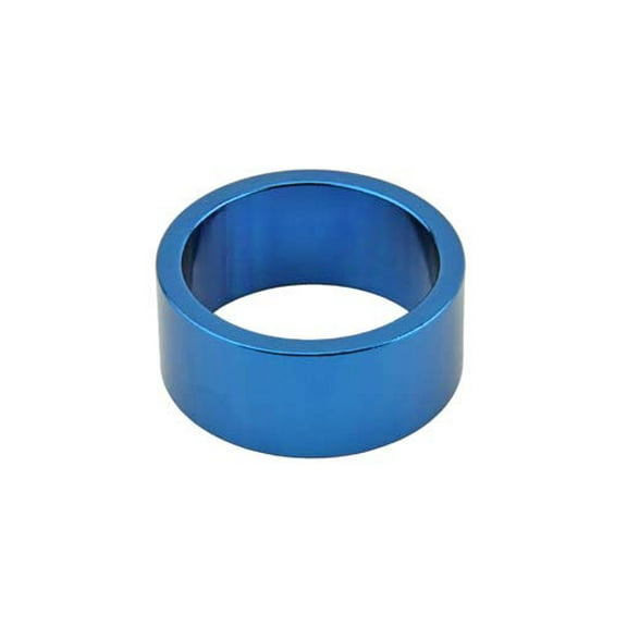 Alta 1 1/8" Bike Headset Spacer, 15mm, Multiple Colors (Blue)