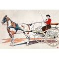 thumbnail image 2 of Penfield, Edward 14x11 White Modern Wood Framed Museum Art Print Titled - A Kentucky Breaking Cart, 2 of 4