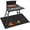 Black, variant on 90 x 48 in Under Grill Mat Compatible with Blackstone 28in & 36in Griddle - Fireproof BBQ Mats for Grilling to Protect the Deck, Patio, Pavers - Griddle Mat Compatible with Blackstone