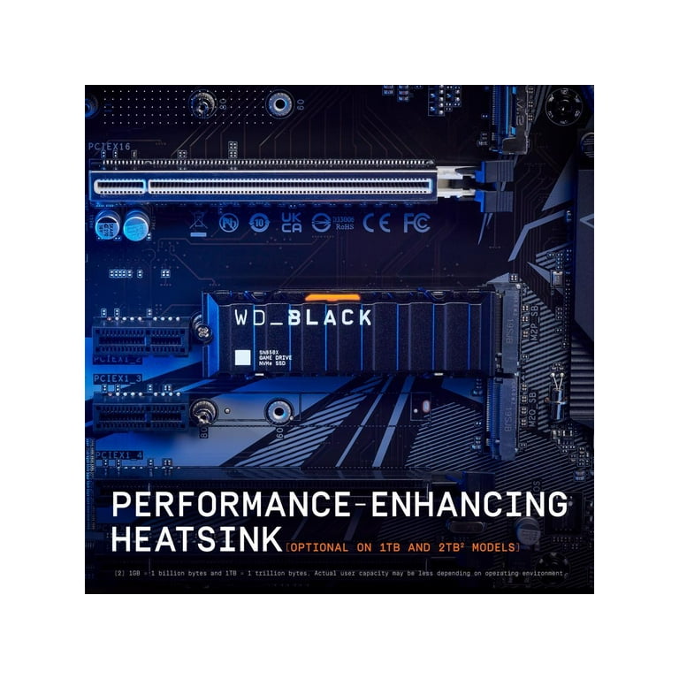 WD_BLACK 2TB SN850X NVMe Internal Gaming SSD Solid State