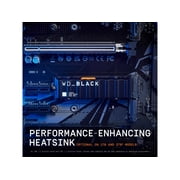 WD_BLACK 1TB SN850X NVMe SSD, Internal Gaming Solid State Drive with Heatsink - WDS100T2XHE-00BCA0