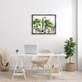 thumbnail image 4 of Stupell Industries Boho Plant Scene with Cacti and Succulents in Geometric Pots Watercolor Luster Gray Framed Floating Canvas Wall Art, 24x30, by Grace Popp, 4 of 5