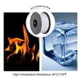 thumbnail image 4 of Uxcell 24AWG Stranded Wire Hookup 30M/100ft White, Electrical Wire UL1007 Spool, 4 of 6
