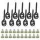 thumbnail image 4 of Tornillos para cebo Chod Rig Ring Stops, 10 piezas Tornillos para cebo con tornillos para cebo con anillos ovalados Topes para anillos de aparejo de carpa Tornillos para cebo con topes para ani, 4 of 14