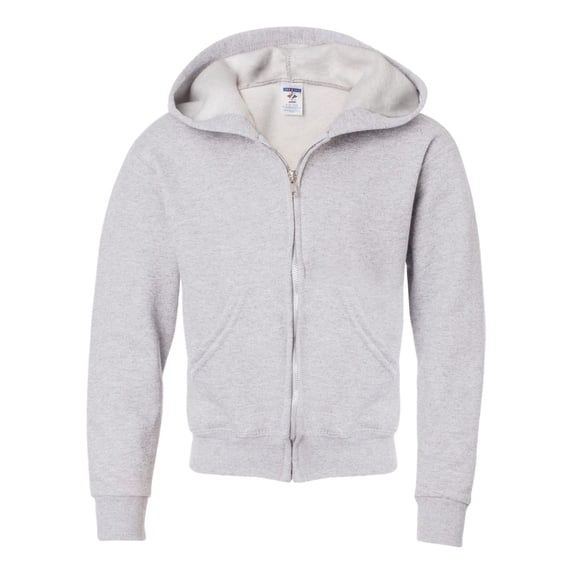 JERZEES - New Girls - IWPF - NuBlend® Youth Full-Zip Hooded Sweatshirt