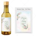 thumbnail image 3 of Etiquetas adhesivas para botellas pequeñas de vino tinto y vino blanco, pegatinas personalizadas para champán, para fiestas de cumpleaños, bodas, pegatinas de agradecimiento, 3 of 5