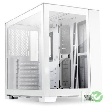 Lian-Li O11D MINI -S 2 x 2.5 in., 2 x 3.5 in. ATX-M-ATX & ITX Mini Computer Case with Tempered Glass, Snow White