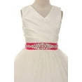 thumbnail image 2 of Flower Girl Dress Communion Bridesmaid Mix & Match for Big Girl Ivory Burg 14 276CB, 2 of 3