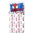 thumbnail image 2 of Juego de sábanas Jay Franco Spidey & Friends de 3 piezas para niños pequeños, 2 of 7