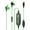 Green, variant on Earphone Sound Card Tuning Charging Screen Display Type C In Ear Electric Sports Gaming Earphone for Laptop Phone