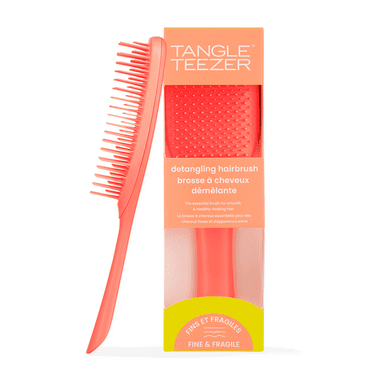 Tangle Teezer Essential Detangler Brush for Fine & Fragile Hair, Orange