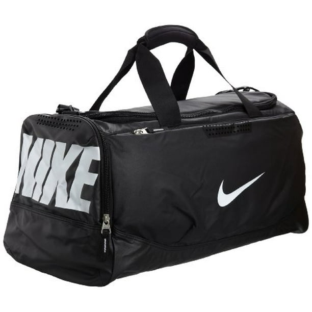 New Nike Team Training Max Medium Duffel Bag Black/Black/White - Walmart.com